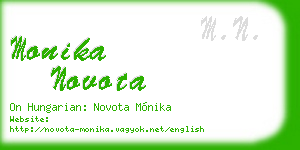 monika novota business card